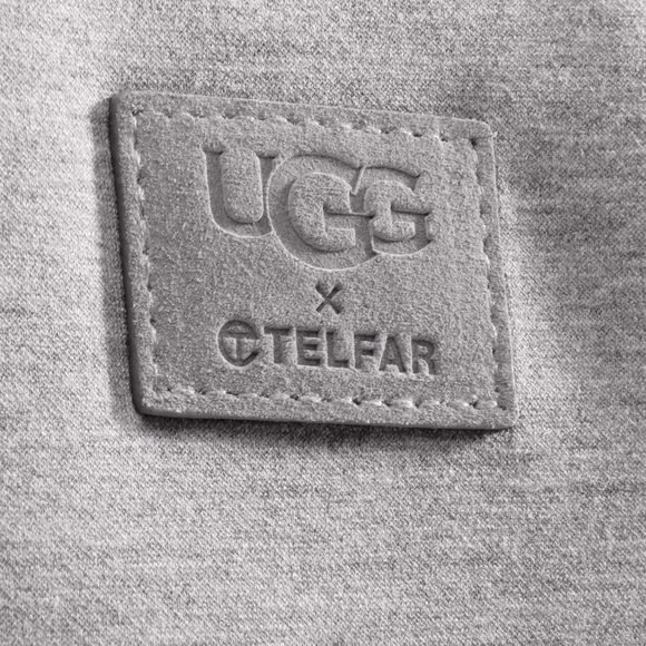 🆕UGG X TELFAR LIMITED EDITION COLLECTION GREY FLEECE MINI TELFAR SHOPPING BAG - Picture 5 of 6